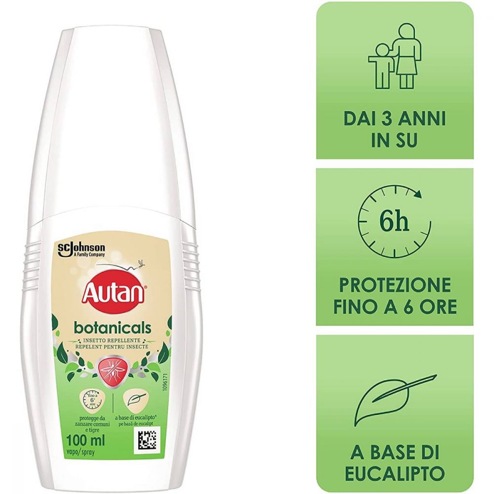 AUTAN BOTANICALS - SPRAY REPELLENTE VAPO ANTI ZANZARE 100 ML